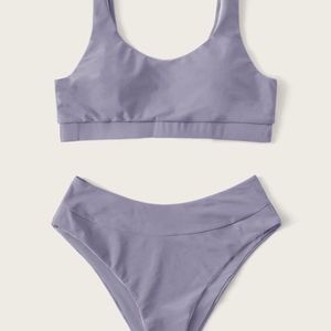 High waisted bikini swimsuit